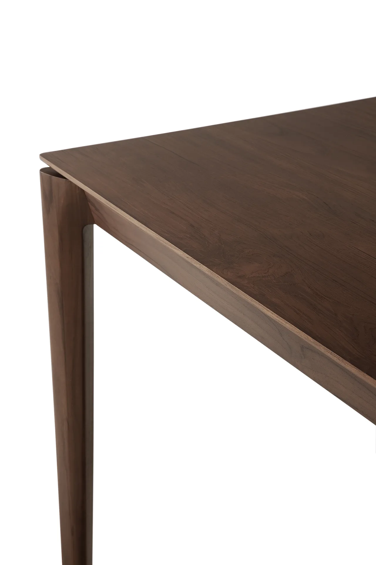 Bok dining table 220x95 cm, Lacquered teak brown Ethnicraft
