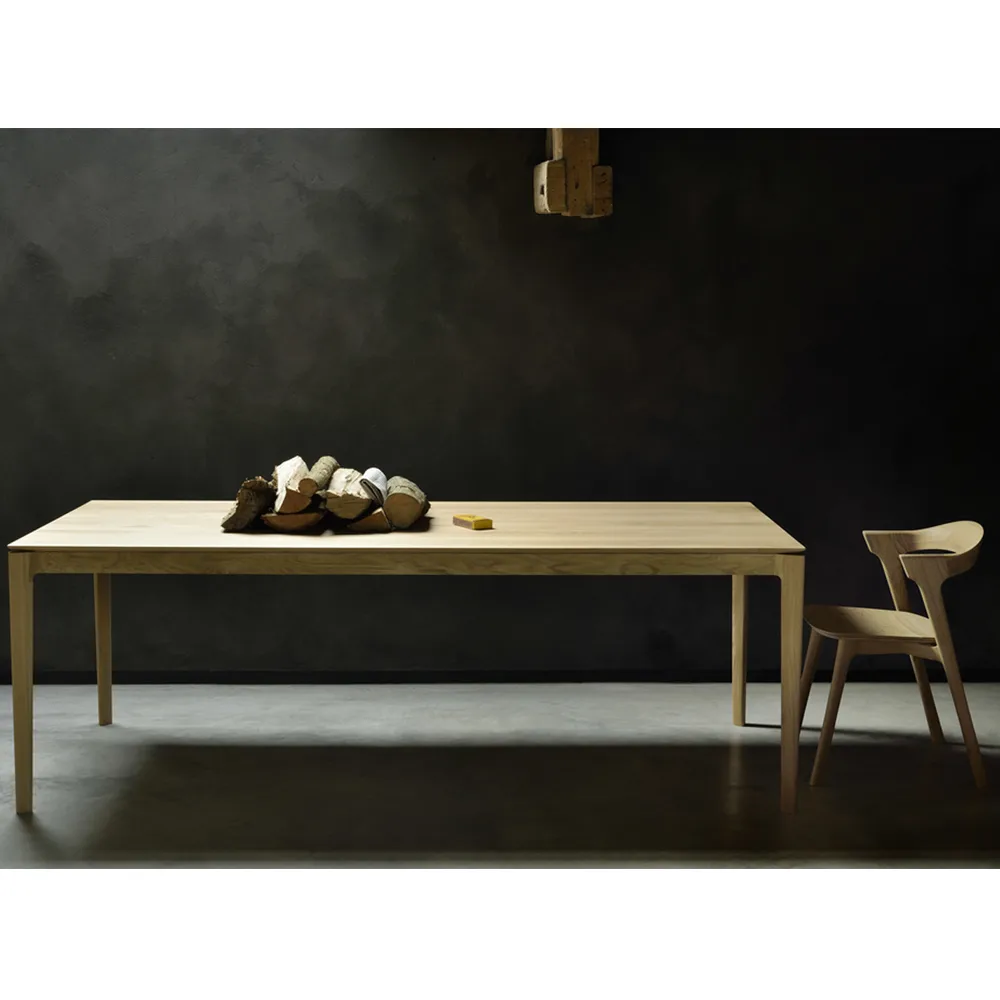 Bok dining table 240x100 cm, Black stained oak Ethnicraft