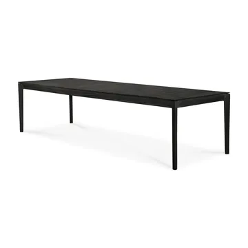 Bok outdoor dining table black stained teak - 300x110 cm - Ethnicraft