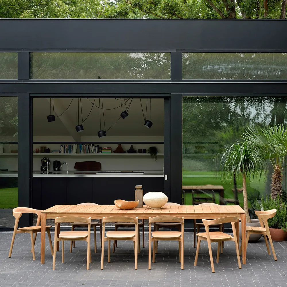 Bok outdoor dining table teak, 250x100 cm Ethnicraft