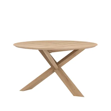 Circle dining table - Oak lacquer Ø136cm - Ethnicraft