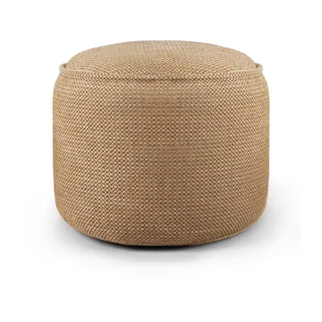 Donut outdoor pouf seat pouf - Marsala check - Ethnicraft