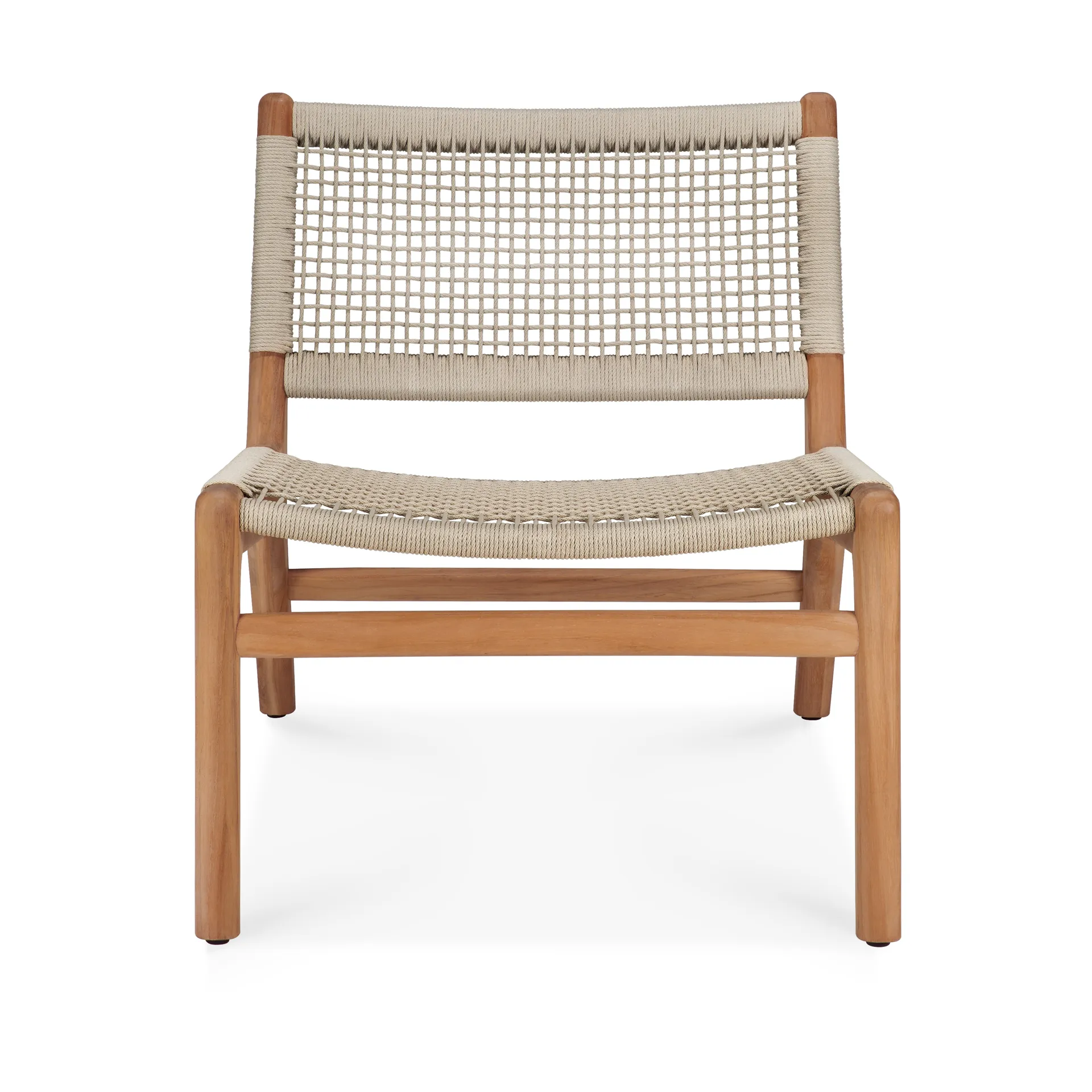 Jack outdoor lounge armchair teak, Beige Ethnicraft
