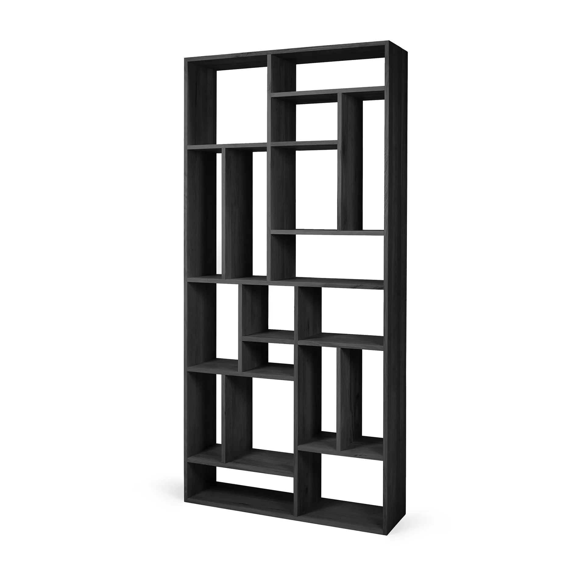 M Rack bookshelf large, Black oak Ethnicraft