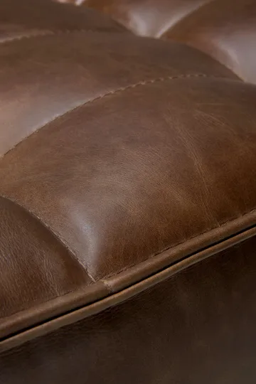 N701 corner module rounded 90° - Leather Chestnut - Ethnicraft
