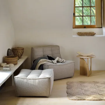 N701 footstool 70x70 cm - Beige - Ethnicraft