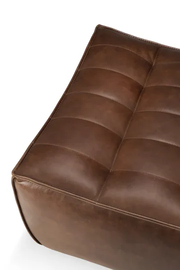 N701 footstool 70x70 cm - Leather Chestnut - Ethnicraft