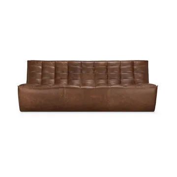 N701 sofa 3 seater sofa - Leather Chestnut - Ethnicraft
