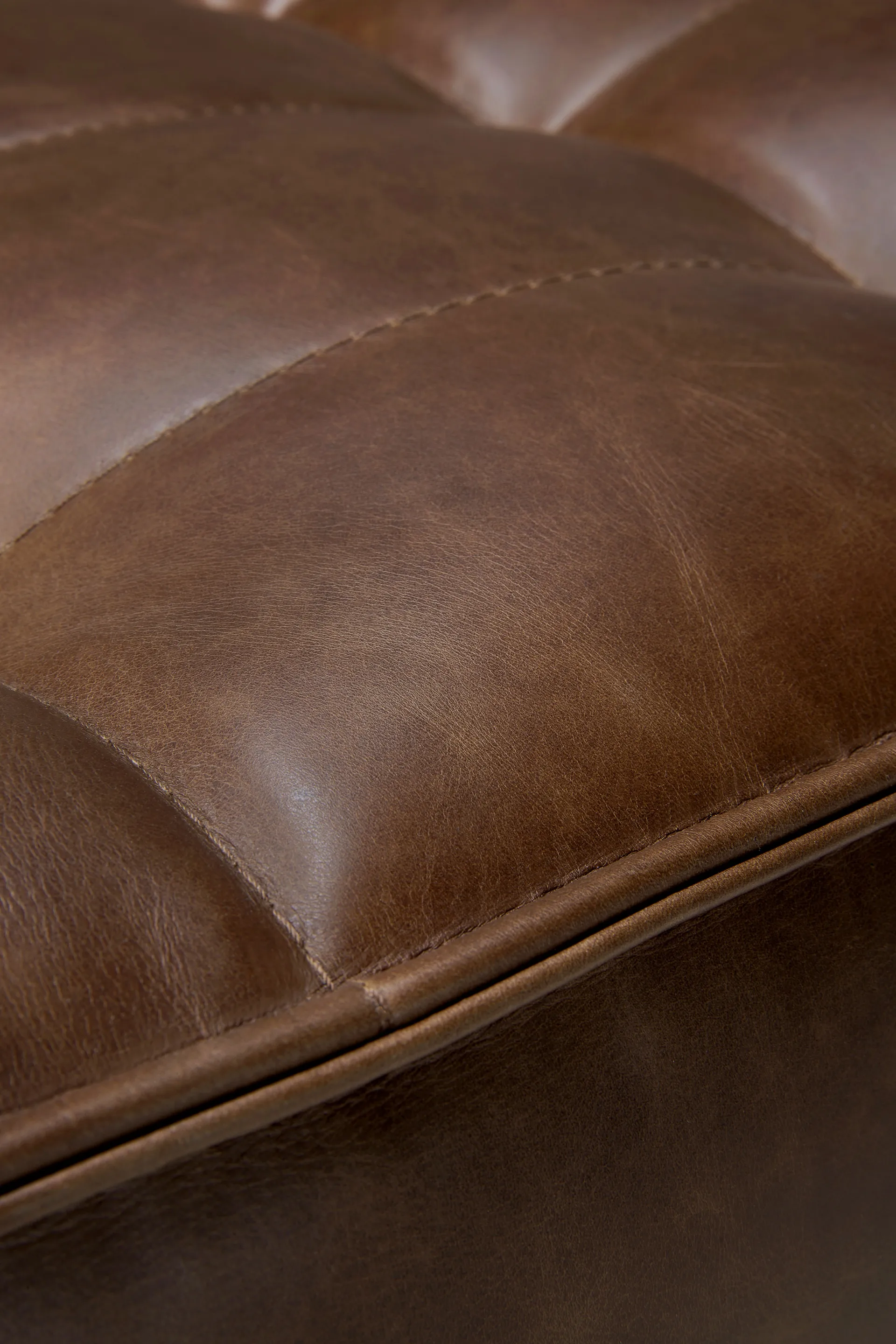 N701 sofa 3 seater sofa, Leather Chestnut Ethnicraft