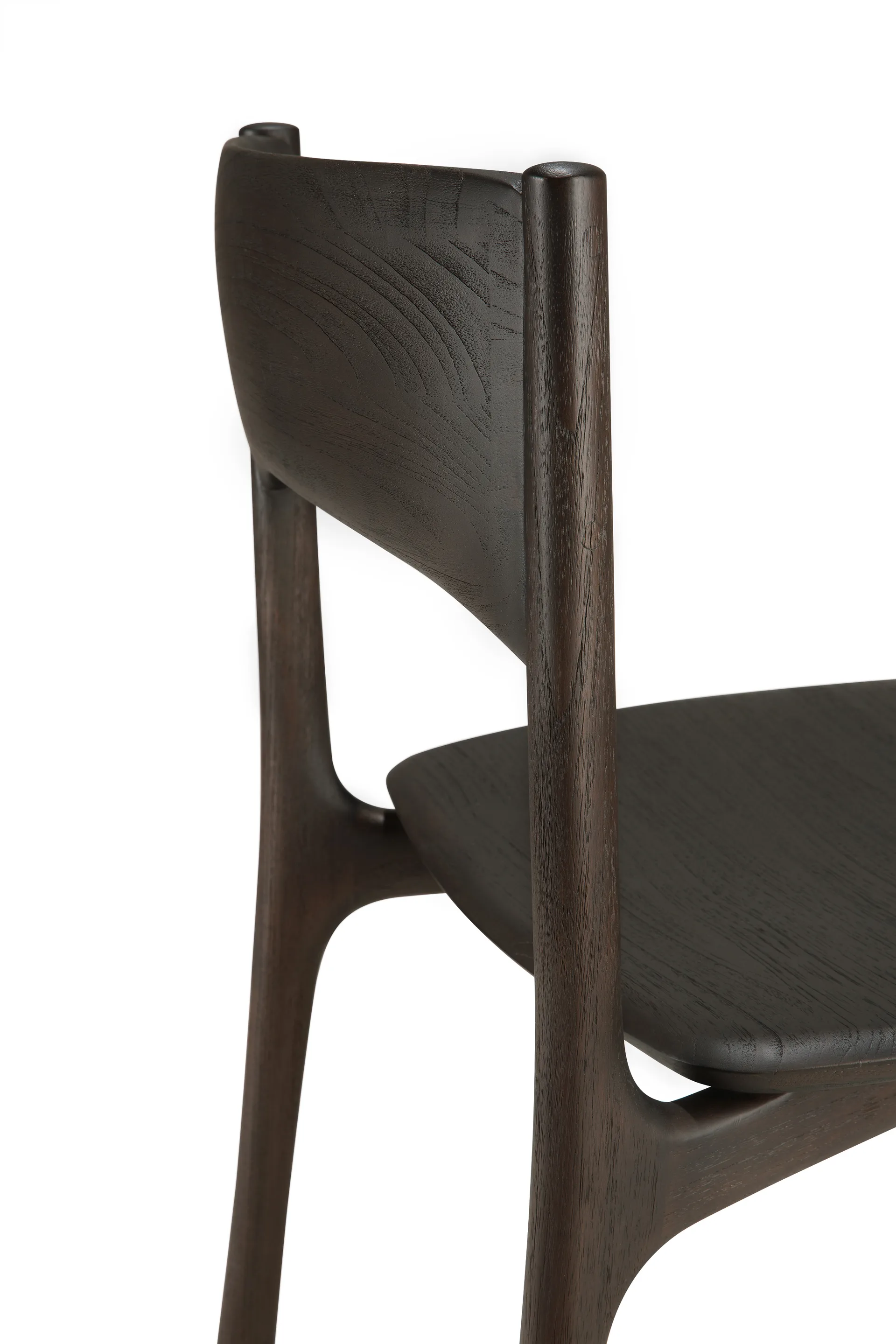PI chair, Dark brown teak Ethnicraft