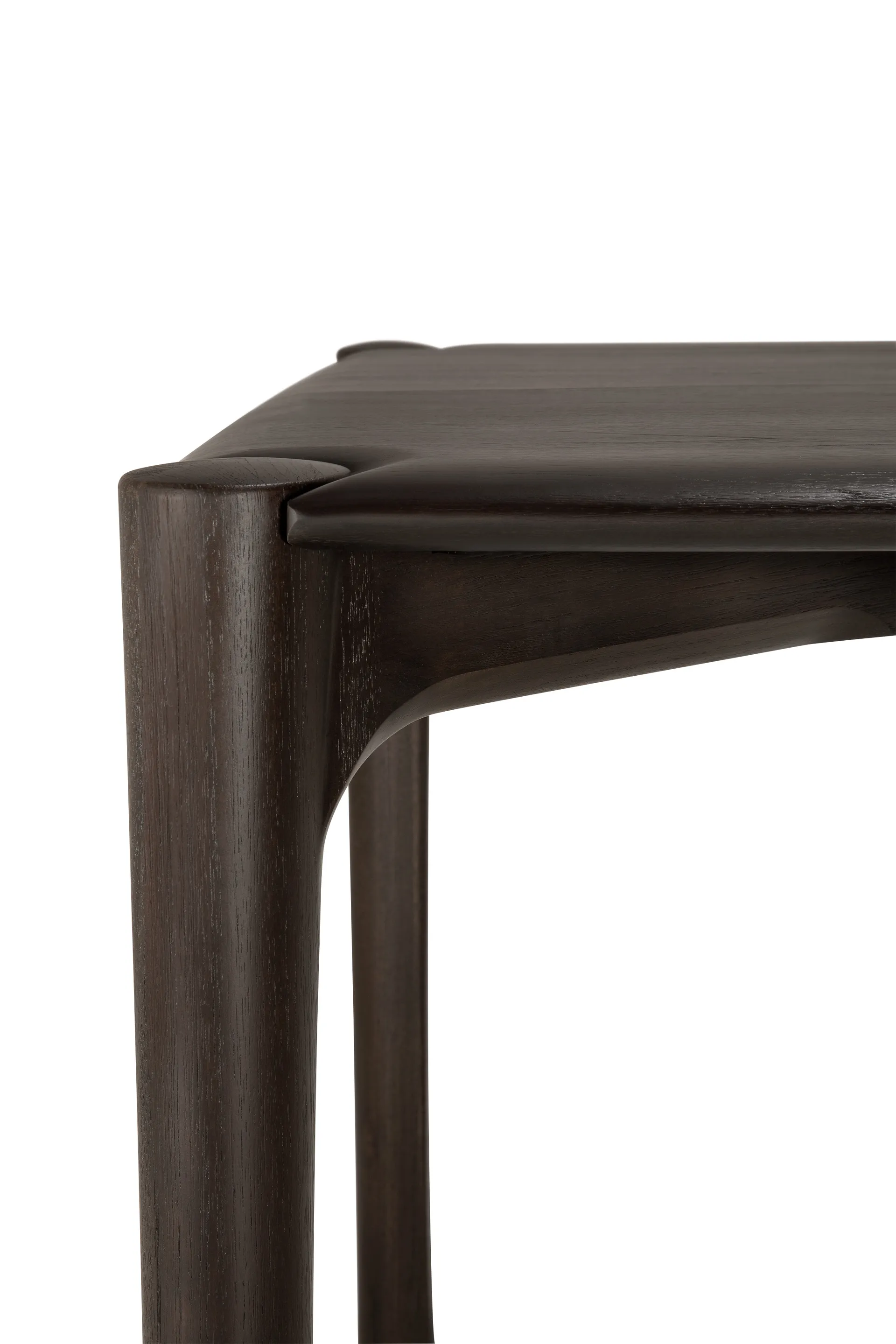 PI Dining table, Dark brown teak, 220x95 cm Ethnicraft