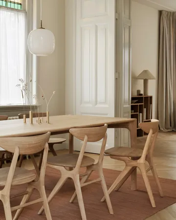 PI Dining table - Hardwax-oiled oak, 180x90x76 cm - Ethnicraft