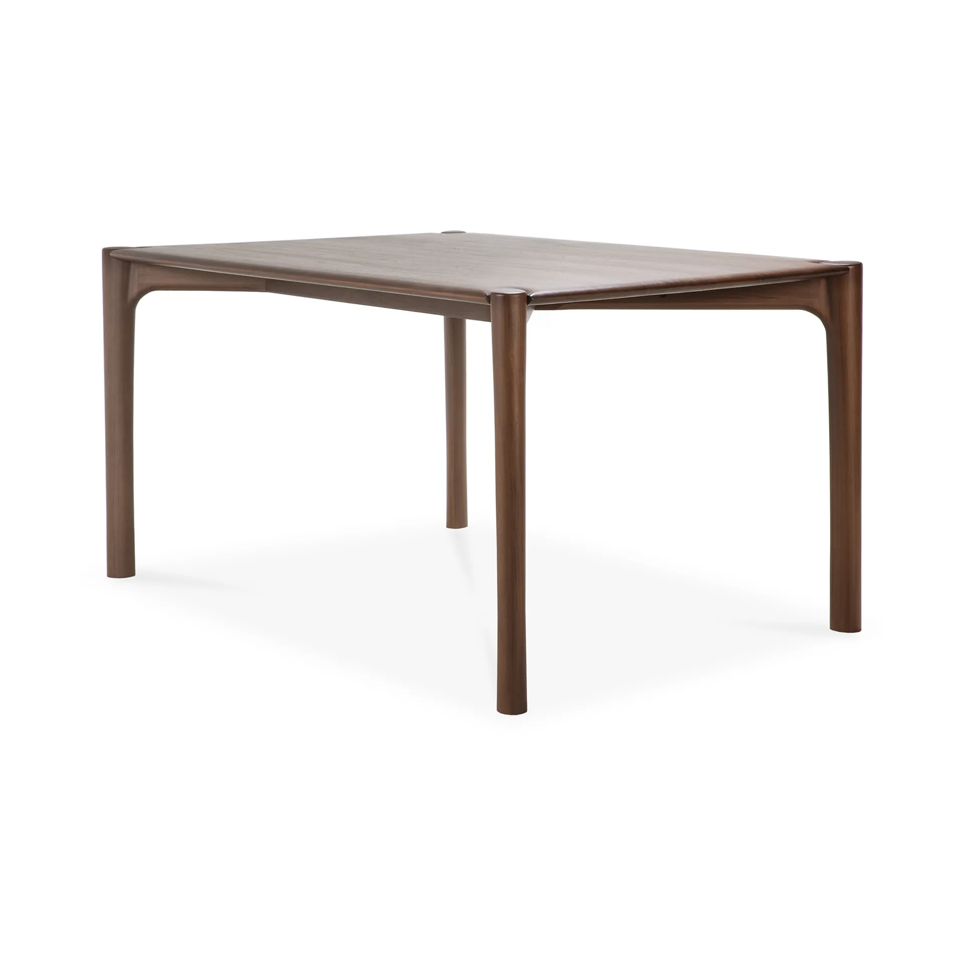 PI Dining table, Lacquered teak brown, 160x80 cm Ethnicraft