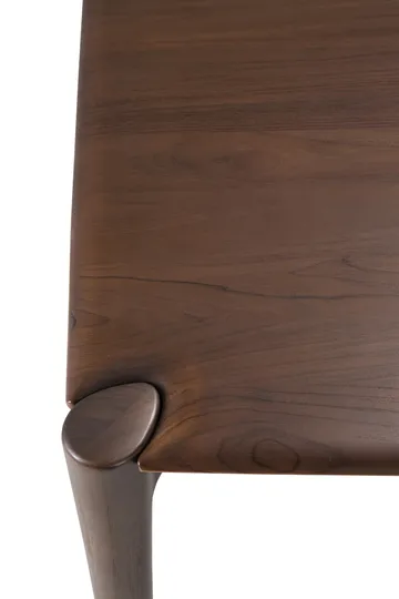 PI Dining table - Lacquered teak brown, 160x80 cm - Ethnicraft