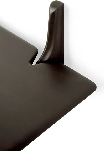 PI wall shelf - Mahogany dark brown 100 cm - Ethnicraft