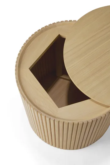 Roller Max side table - Oak, round - Ethnicraft