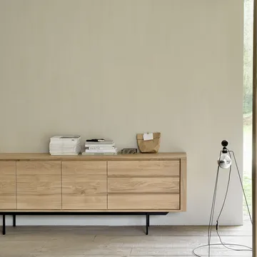 Shadow sideboard - Oak-Wax oil 1 door 3 drawers - Ethnicraft