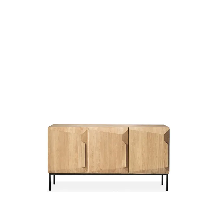 Stairs sideboard 3 doors - Oak 150x80x46 cm - Ethnicraft