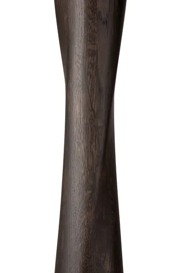 Torsion dining table - Brown lacquered oak, Ø90 cm - Ethnicraft