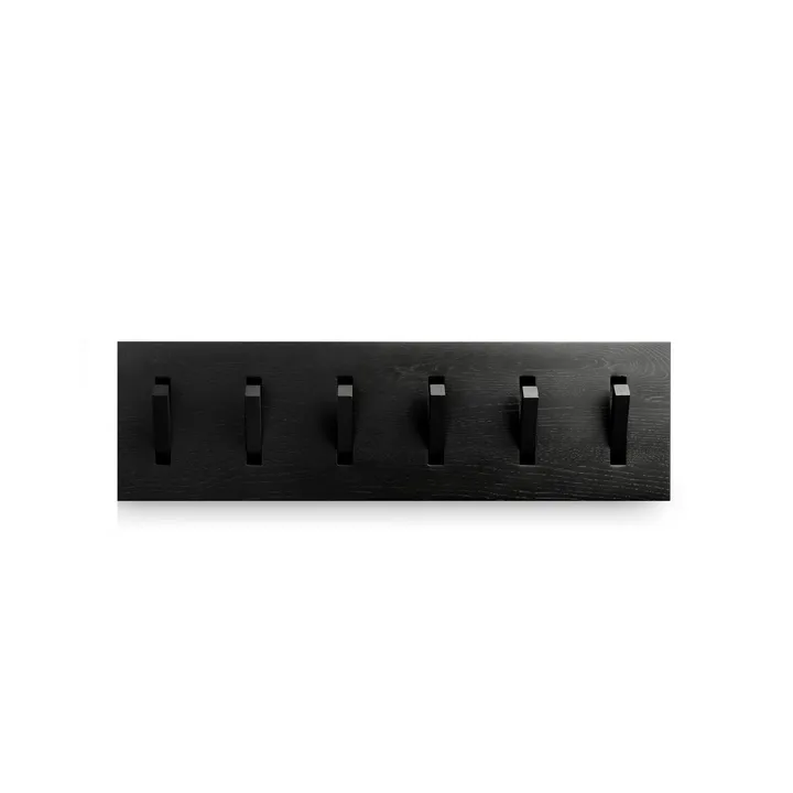 Utilitile wall hanger clothes hanger - Lacquered oak-black-large - Ethnicraft