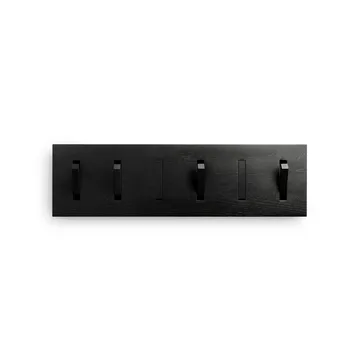 Utilitile wall hanger clothes hanger - Lacquered oak-black-large - Ethnicraft