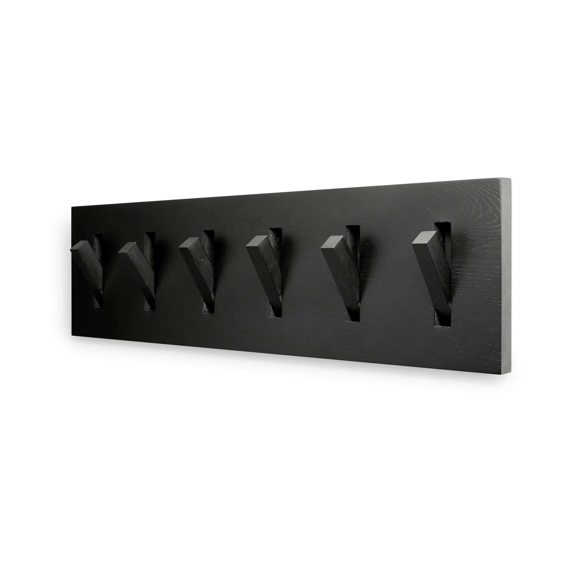 Utilitile wall hanger clothes hanger, Lacquered oak-black-large Ethnicraft
