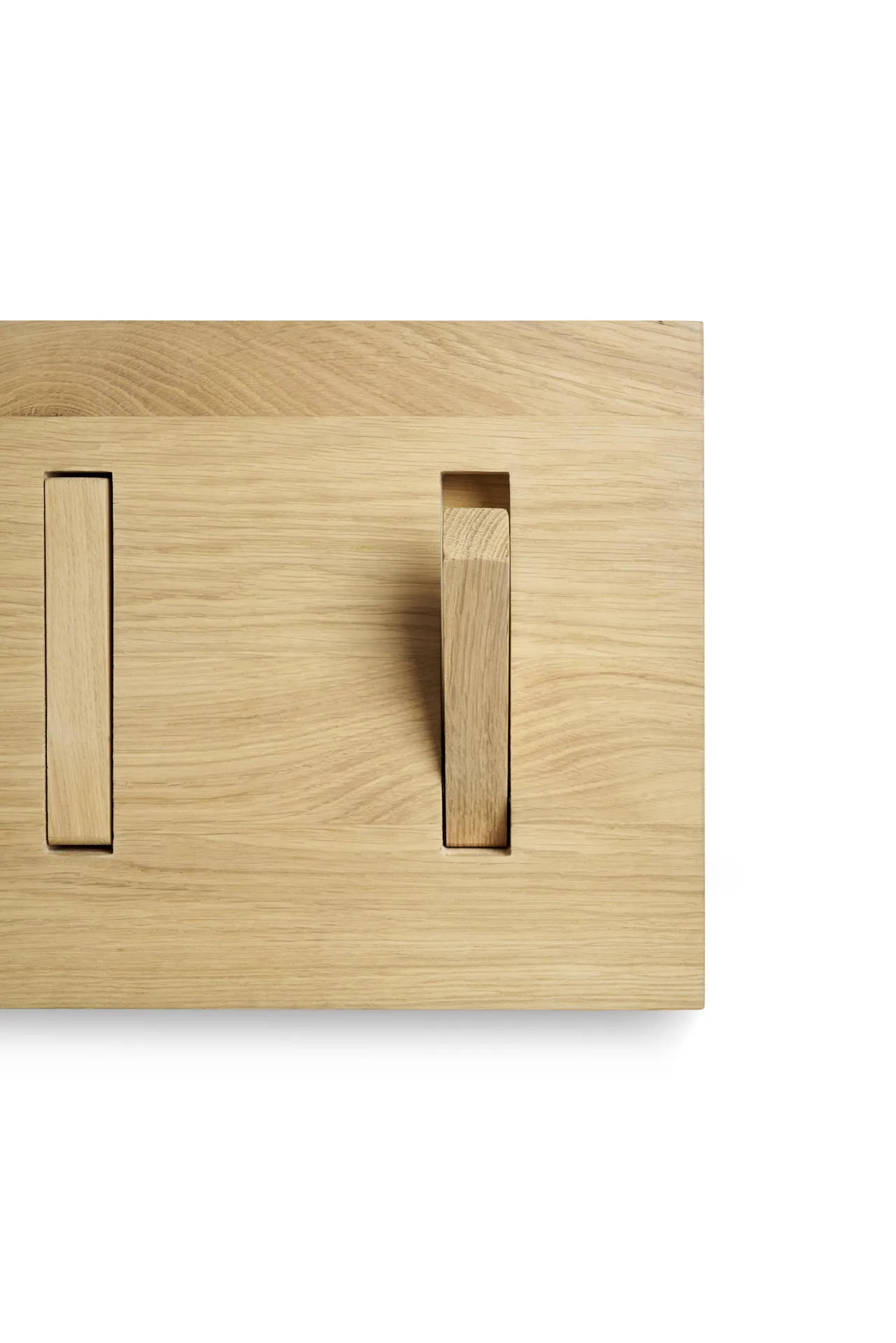 Utilitile wall hanger clothes hanger, Lacquered oak-large Ethnicraft