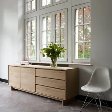 Wave sideboard - Oiled oak 1 door 3 drawers - Ethnicraft