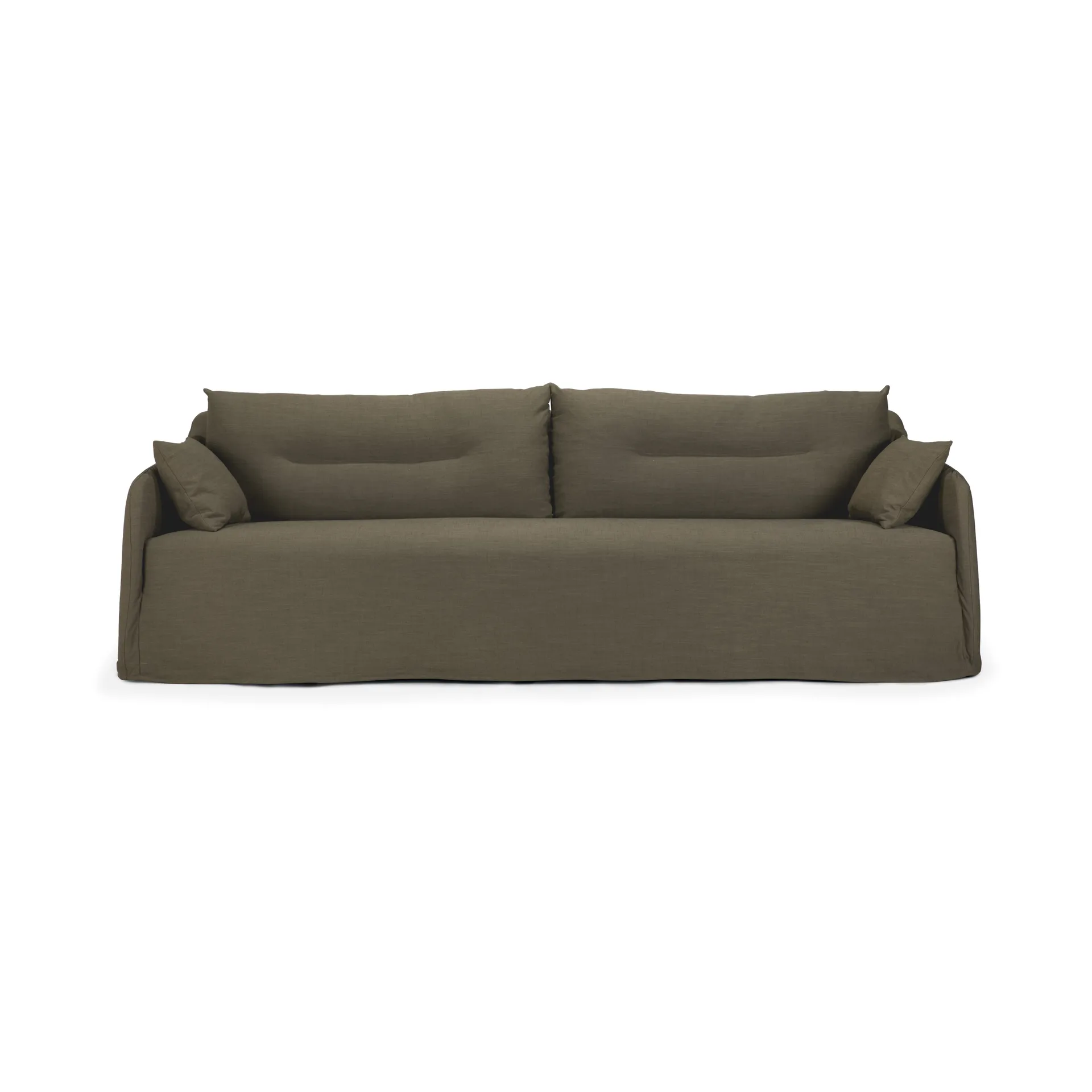 Weave sofa with removable cover, Green, 3 seater Ethnicraft