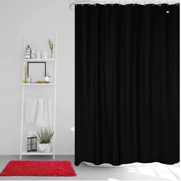 Match Shower curtain 200x240 cm - extra high (black) - Etol Design