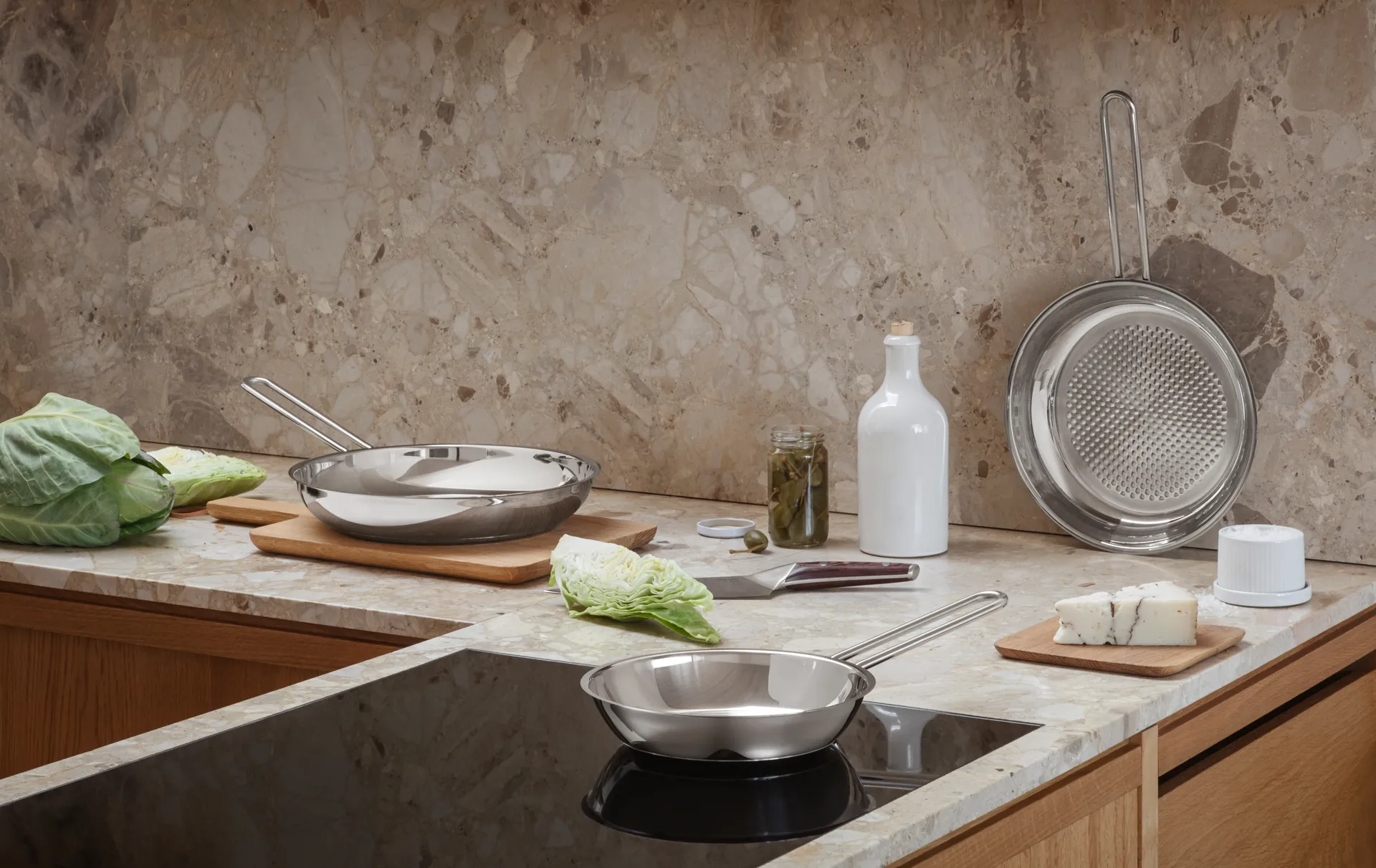 Eva Trio frying pan ridged bottom, 28 cm Eva Solo