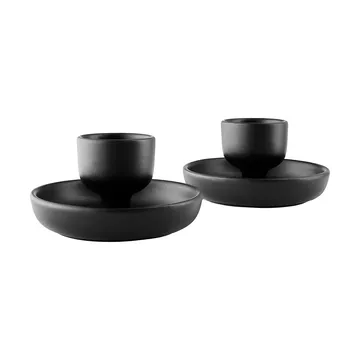 Nordic kitchen egg cup 2-pack - Black - Eva Solo