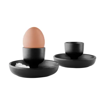 Nordic kitchen egg cup 2-pack - Black - Eva Solo