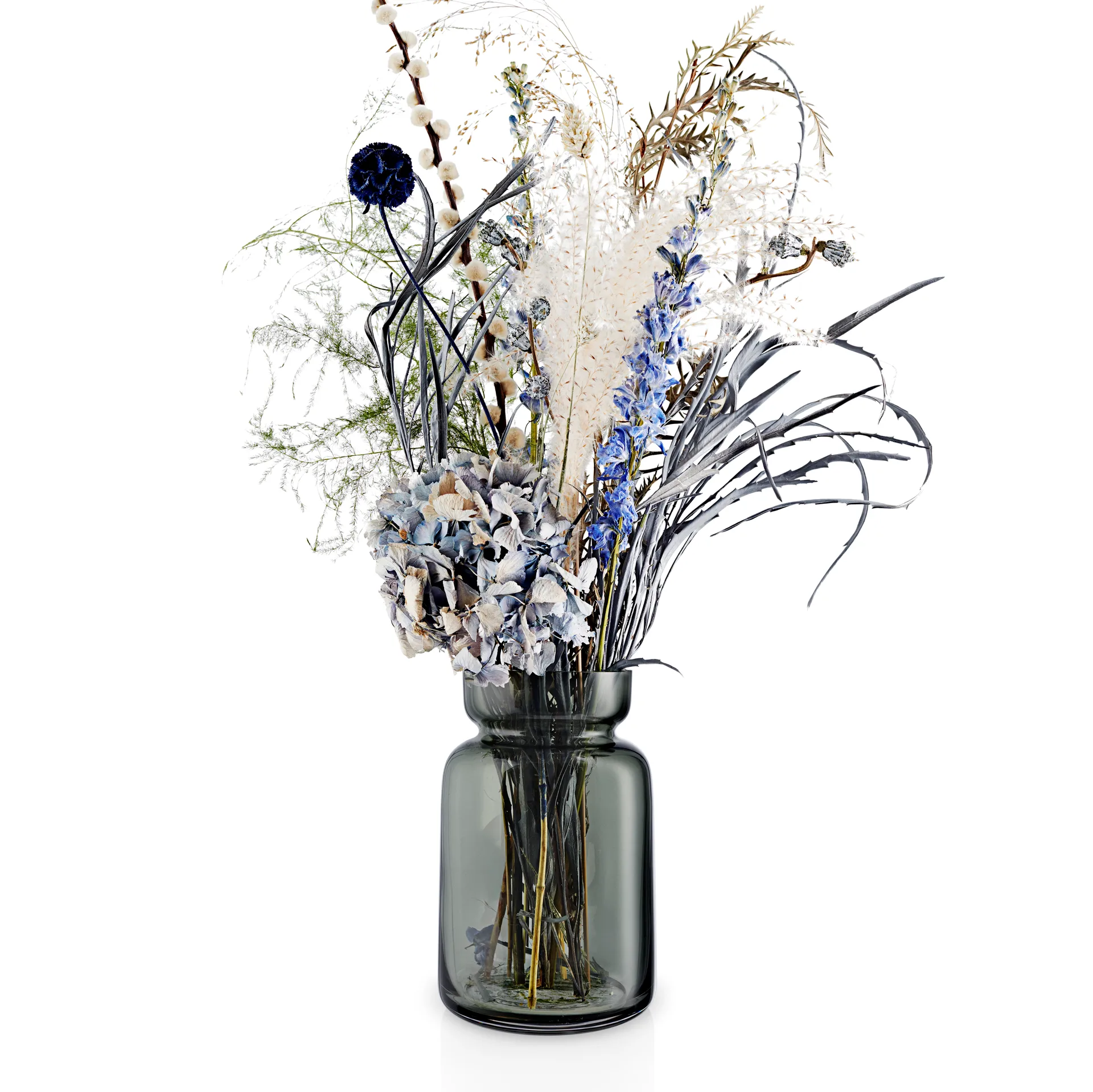 Silhouette glass-vase smokey grey, 18.5 cm Eva Solo