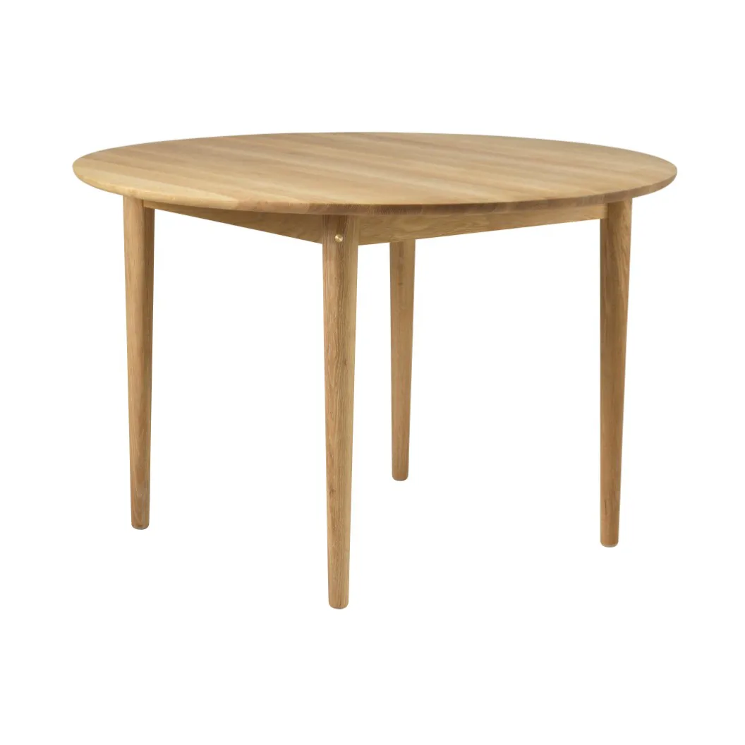 C62 dining table, Oak nature oiled FDB Møbler