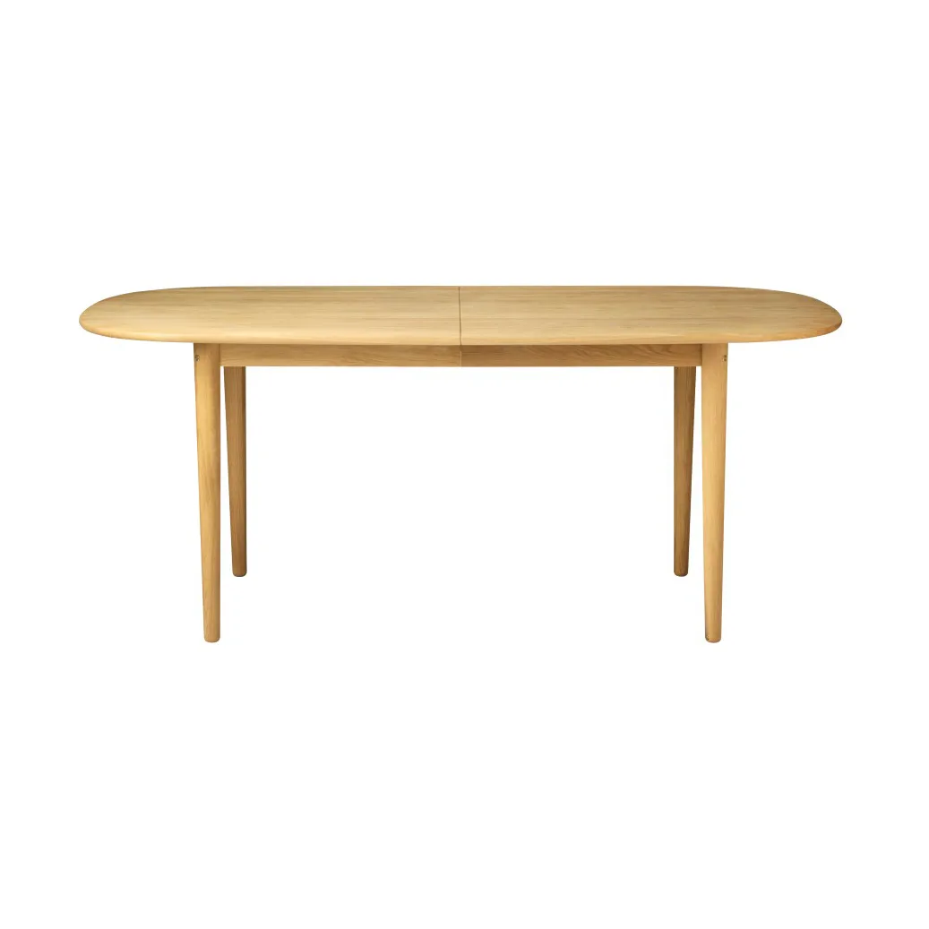 C63E dining table, Oak nature oiled FDB Møbler