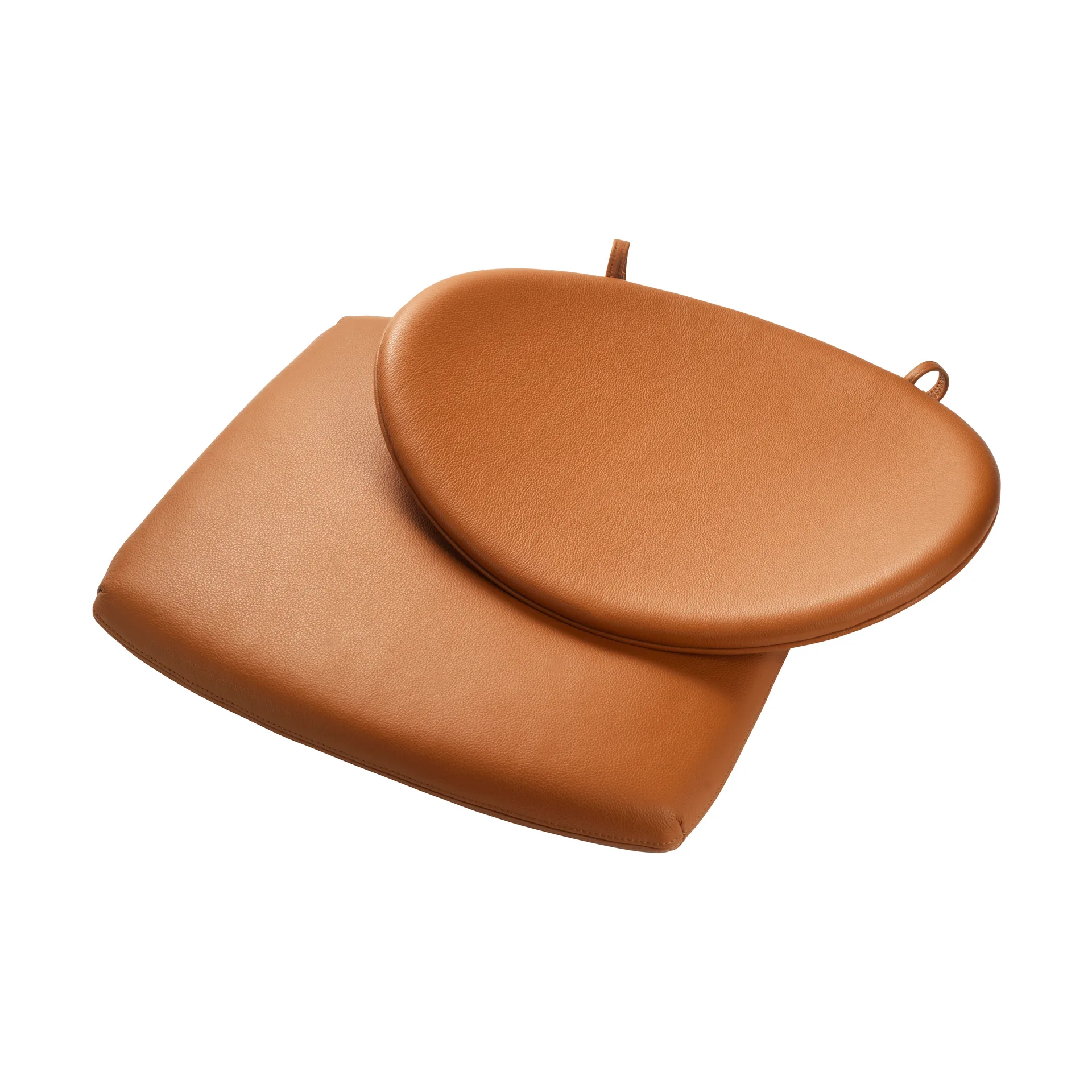 J166 Jørna seat cushion, Cognac leather FDB Møbler