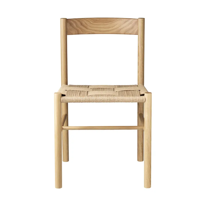 J178 Lønstrup chair v2 - Oak nature lacquered-papercord - FDB Møbler
