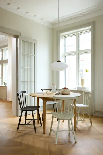 J46 chair - Beech grey painted - FDB Møbler