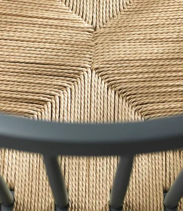 J80 chair - Beech blue grey painted-nature - FDB Møbler