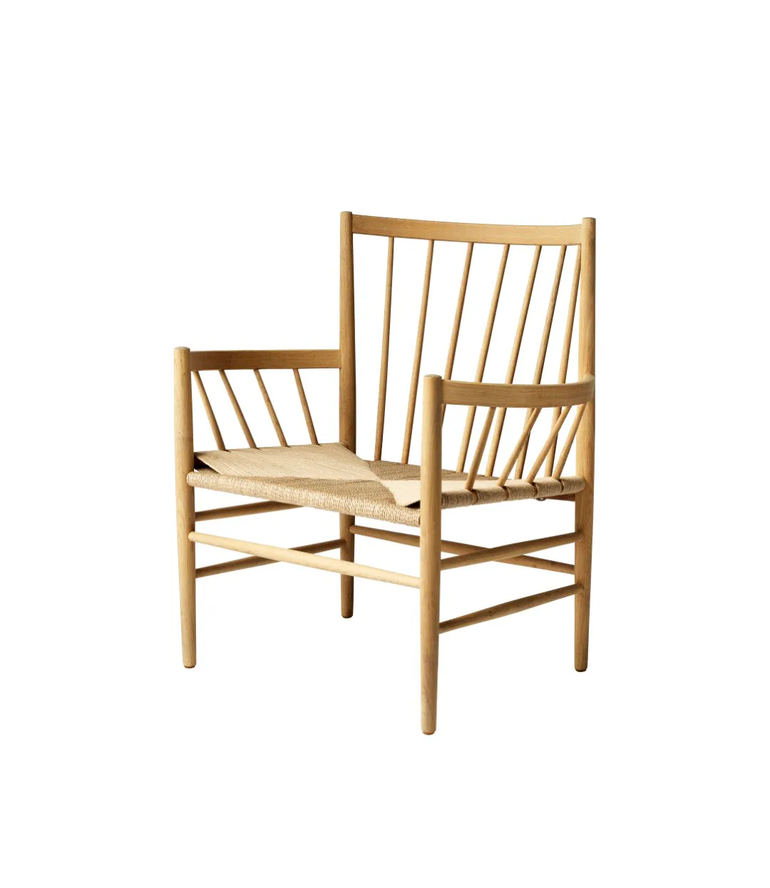 J82 armchair, Oak nature lacquered FDB Møbler