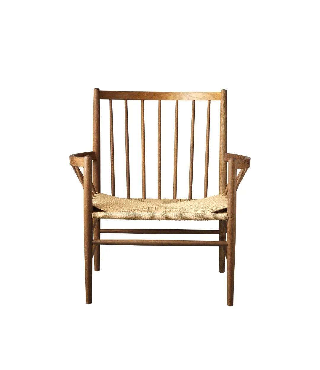 J82 armchair, Smoked oak oiled-nature FDB Møbler