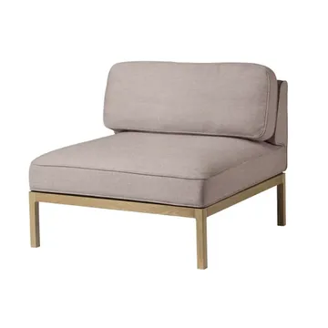 L37 7-9-13 sofa module, middle section 90 cm - Stone-lacquered oak - FDB Møbler
