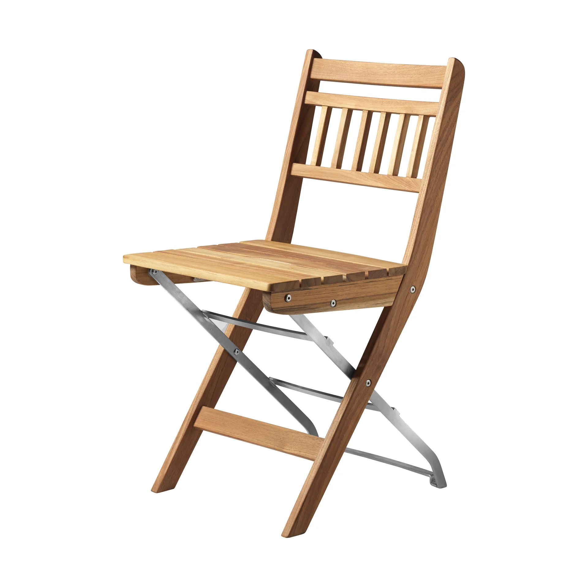 M23 Lilleø balcony chair, Teak-stainless steel FDB Møbler