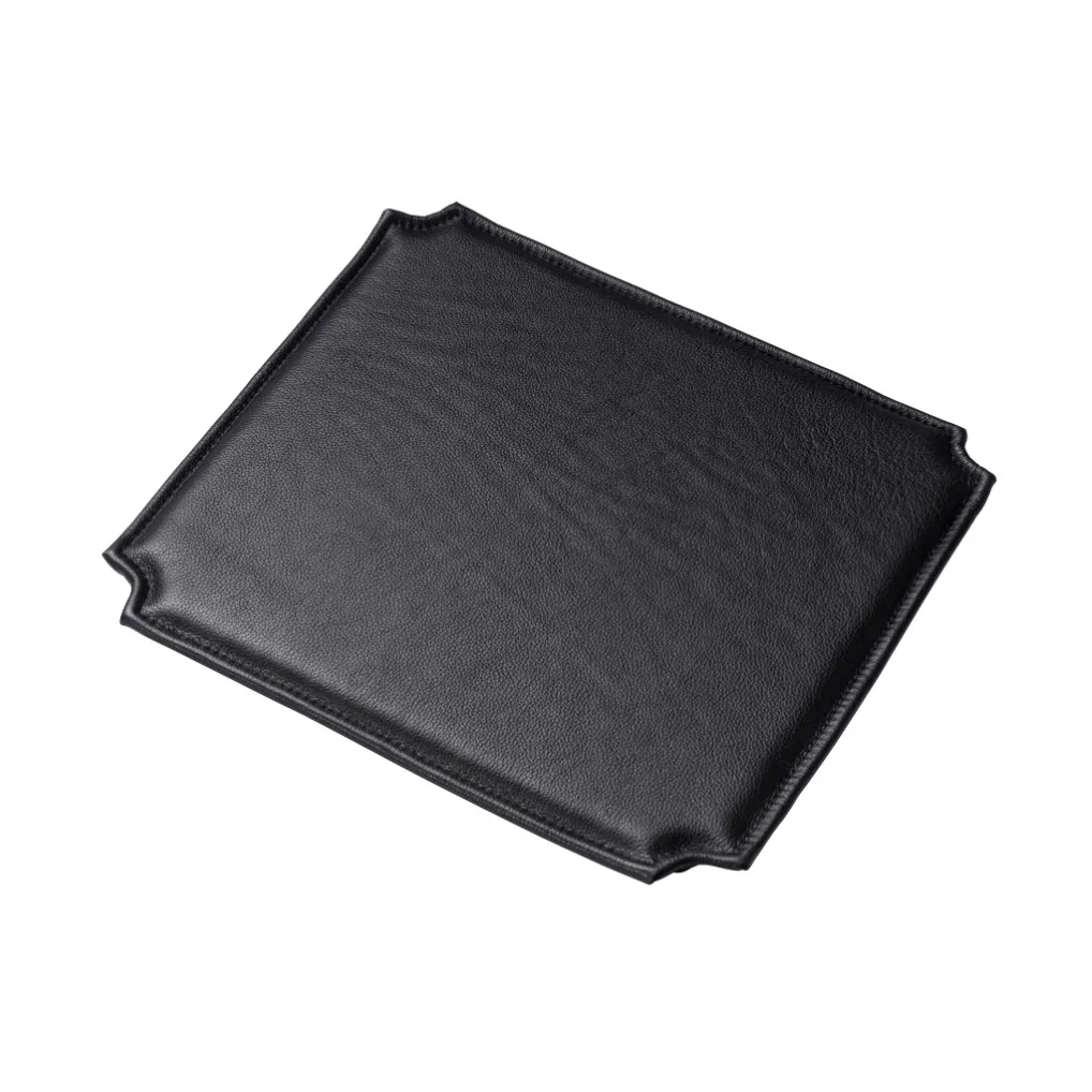 R5 Nøje J178 seat cushion, Black leather FDB Møbler