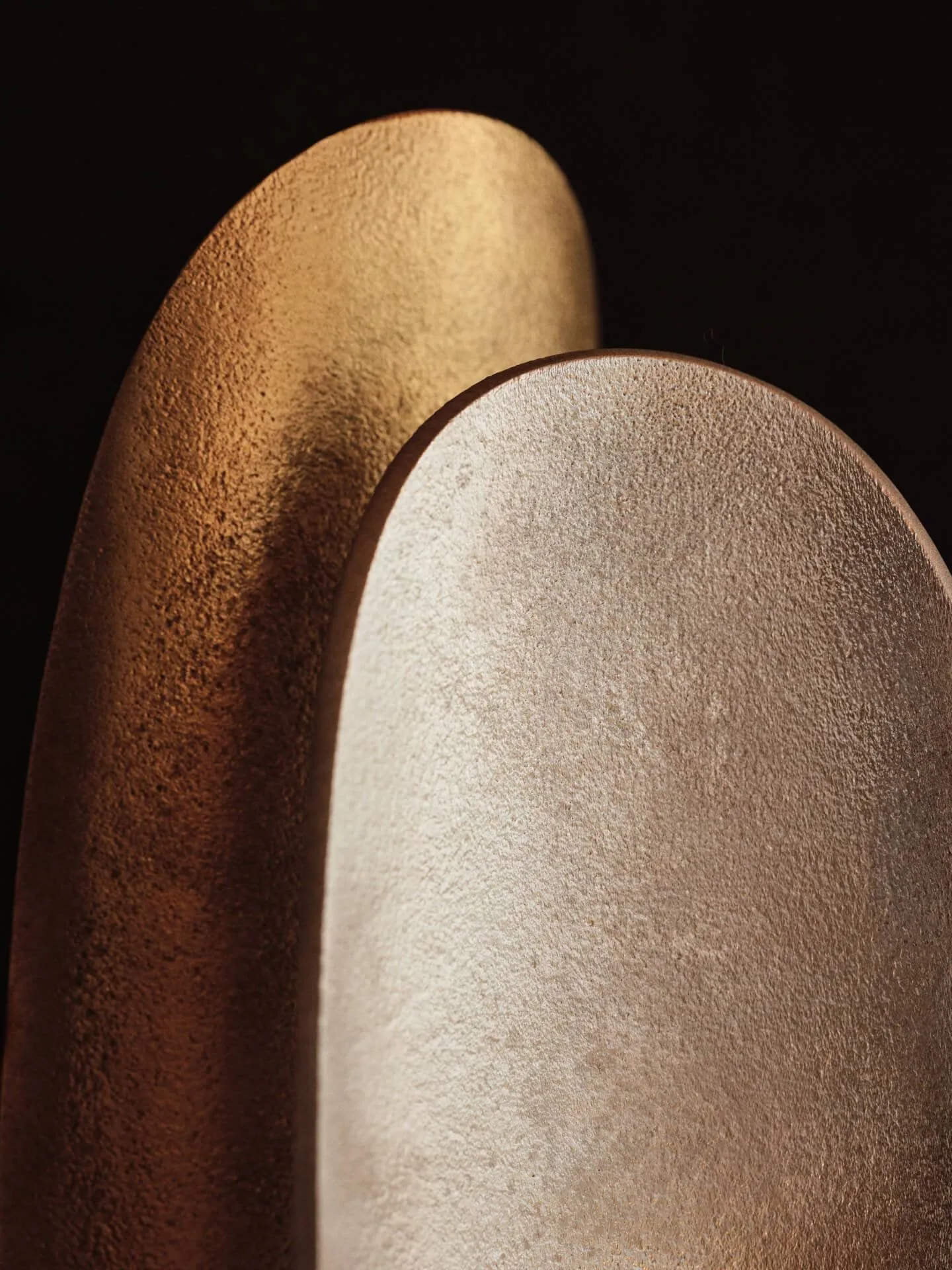Agapé floor candleholder, Brass finish Ferm Living