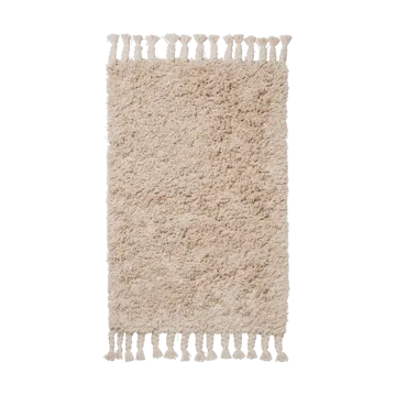 Amass long pile rug 70x50 cm - Off-white - Ferm Living