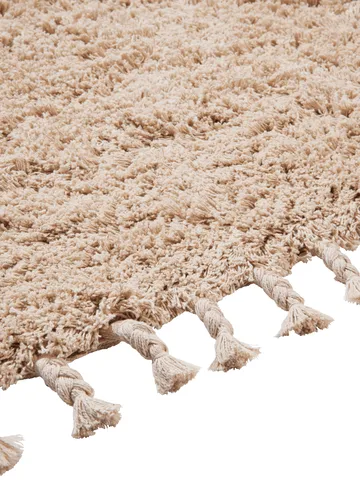 Amass long pile rug 70x50 cm - Off-white - Ferm Living
