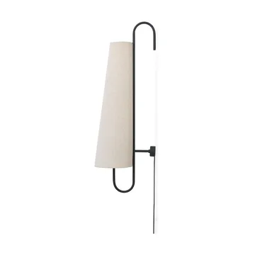 Ancora wall lamp - Black-Natural - Ferm Living