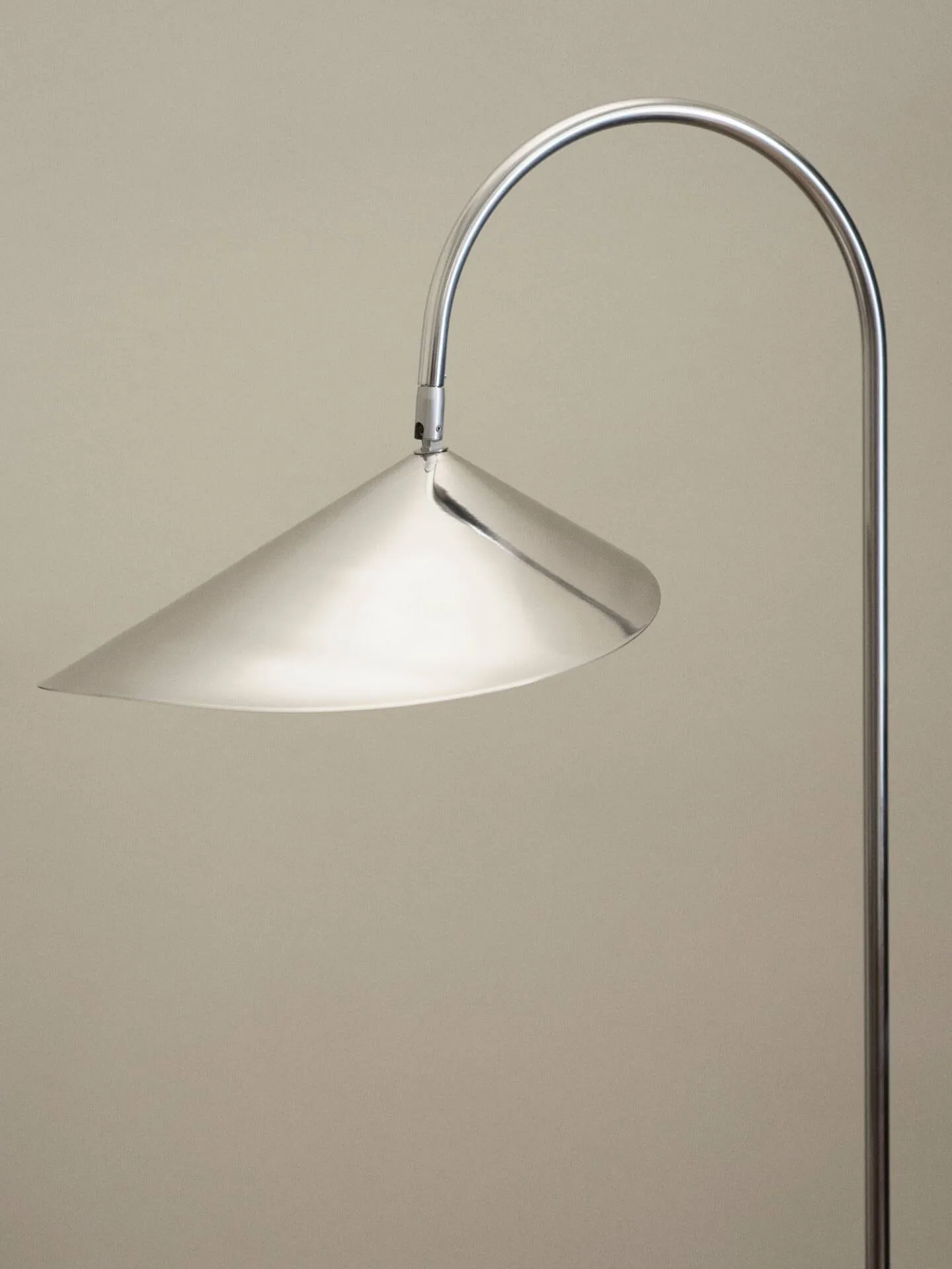 Arum floor lamp, Stainless steel Ferm Living
